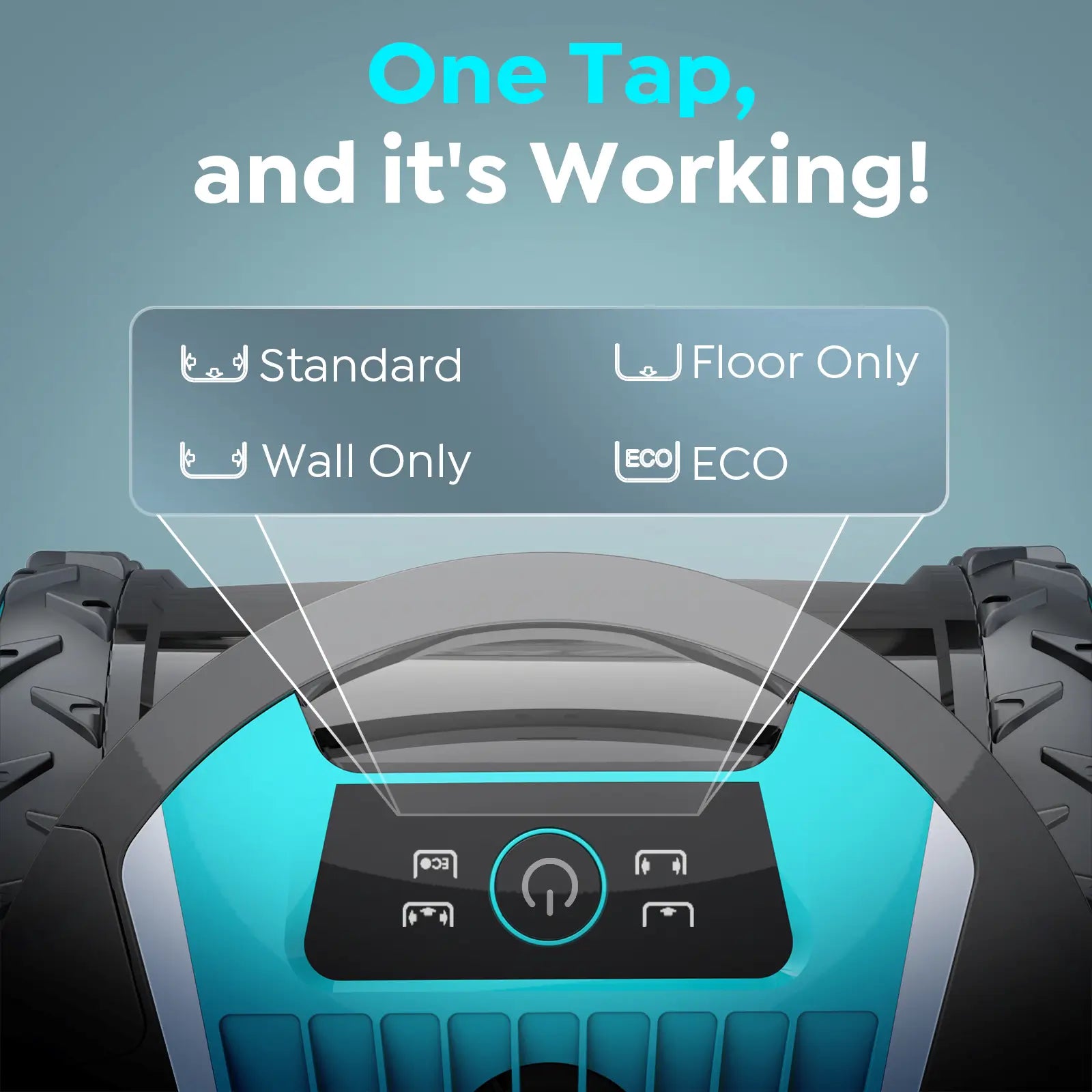 Pleco Pro Cordless Pool Cleaner Robot with 210-Min Runtime, Smart AI Navigation, App Control, Strong Wall Climbing, Waterline Cleaning, Dual-Layer Filtration, for In-Ground Pools up to 220㎡, Charcoal
