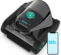 C1 Cordless Pool Cleaner Robot with Powerful Triple-Motor Suction, Wall & Waterline Deep Cleaning, Smart Paths with APP, Dual-Layer Filtration, for Inground Pools (Glossy Black)