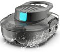 S1 PRO Cordless Pool Vacuum Robot, Pool Cleaner with 130-Min Runtime, Fast Charging, Pool Vacuum for Above-Ground & Flat In-Ground Pools up to 110㎡, Strong Suction Power, Advanced Motor, Graphite